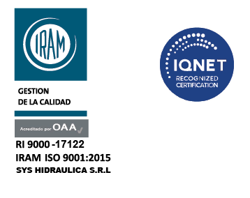 Certificación IRAM de Gestión de la Calidad, ISO 9001:2015, registro RI 9000-17122, acreditada por OAA, e IQNet Recognized Certification